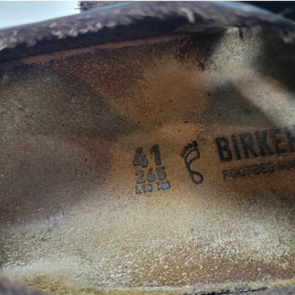 Birkenstock London. Oiled Leather. Size 41 EU - 10 US Dark Brown - Picture 6 of 8